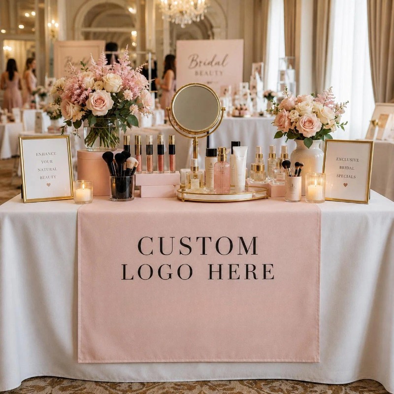 Home Office Logo - Custom 1pc Table Runner with Logo,
