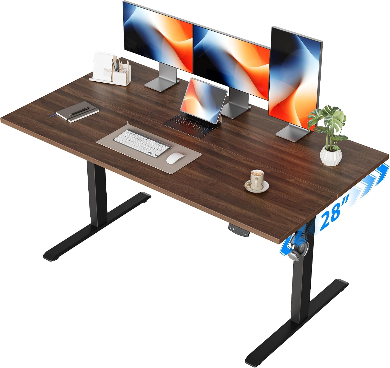 Electric Standing Desk, 55 x 2 - Home Office Work Table ulasan dan harga