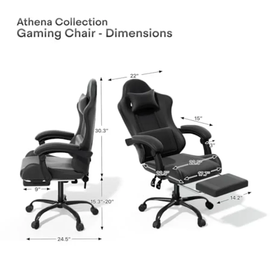 Ergonomic Gaming Chair with Fo - Ergonomic Office Chair ulasan dan harga