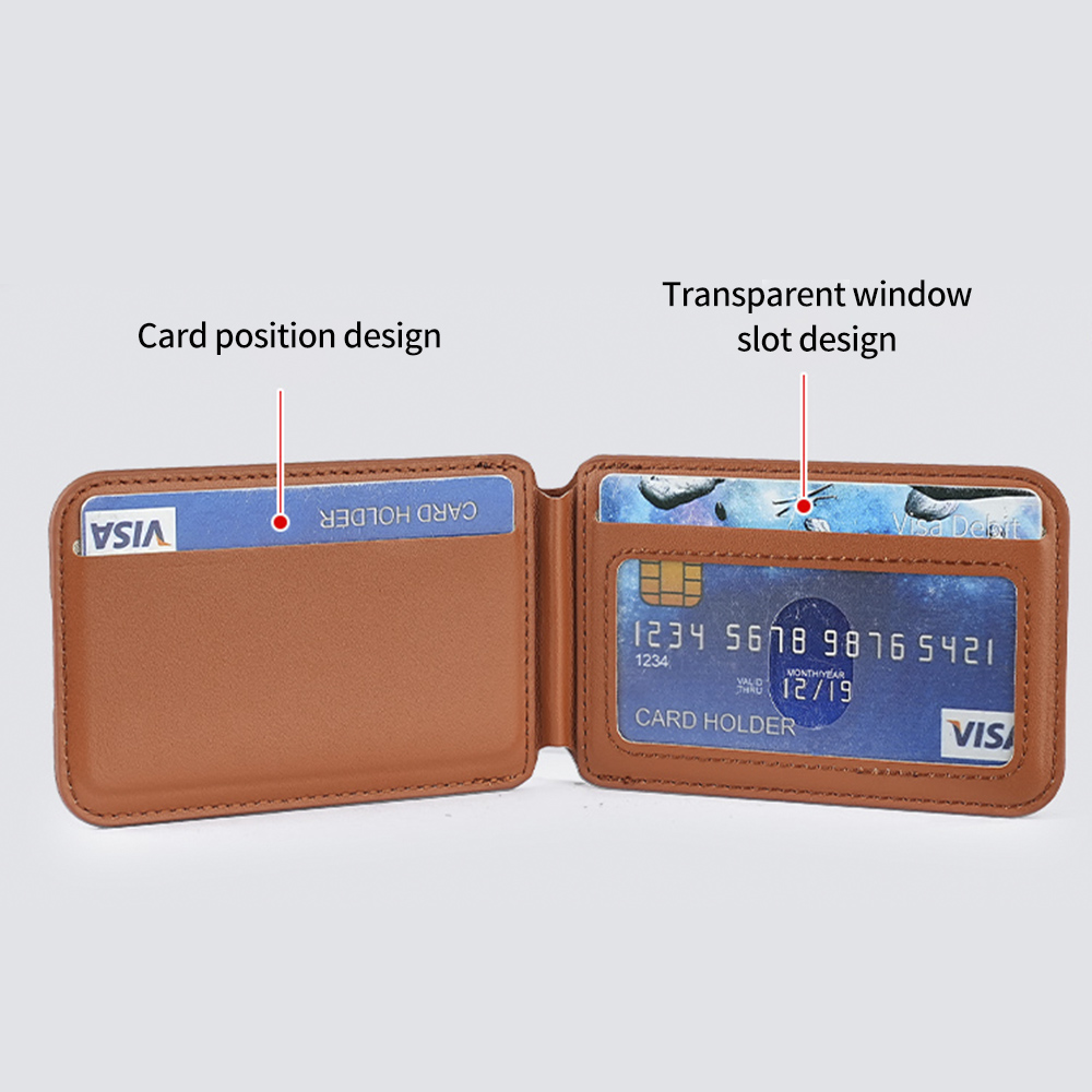 Luxury Leather Magnetic Wallet - Document Holder Stand ulasan dan harga