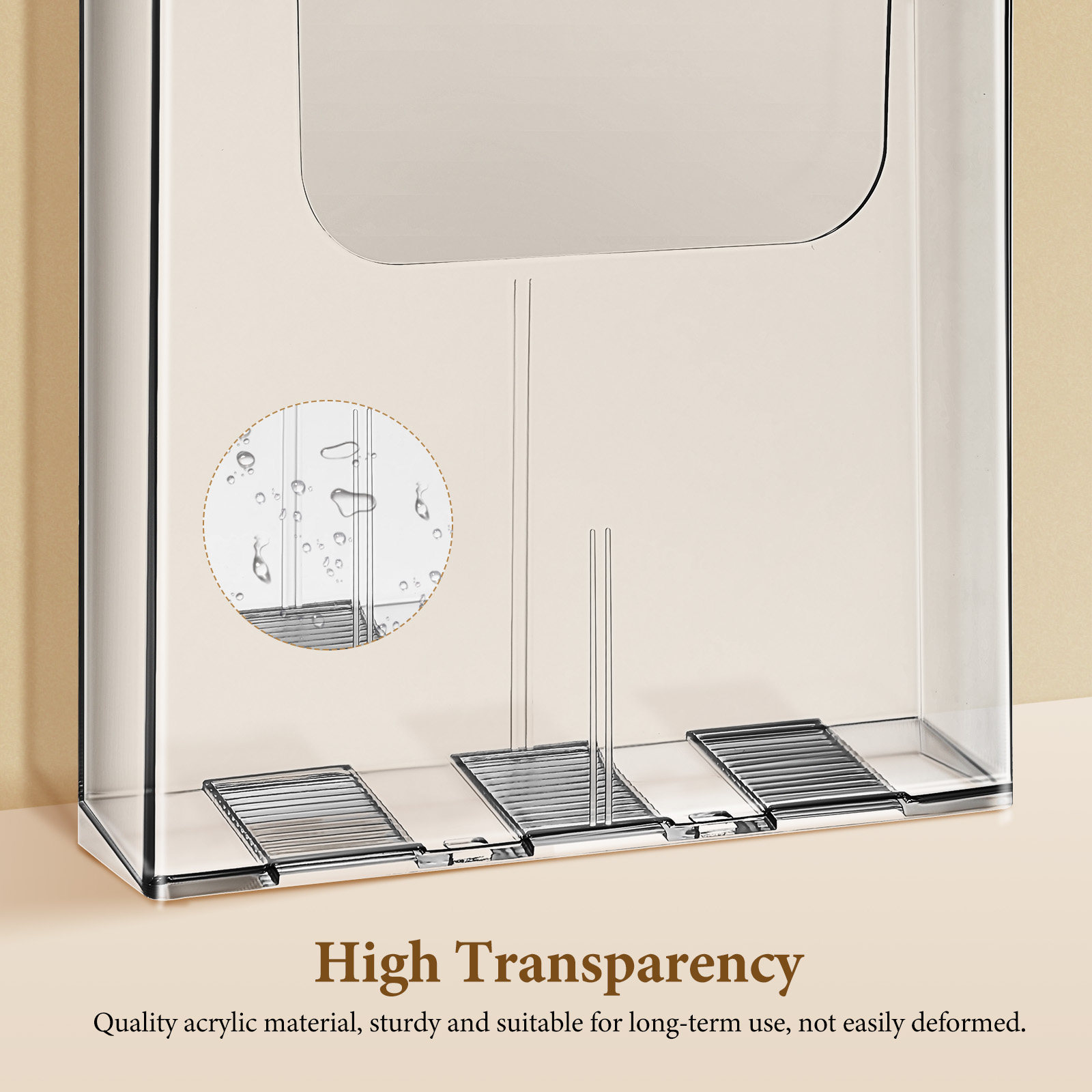 4Pcs Acrylic Wall Brochure Hol - Document Holder Stand ulasan dan harga