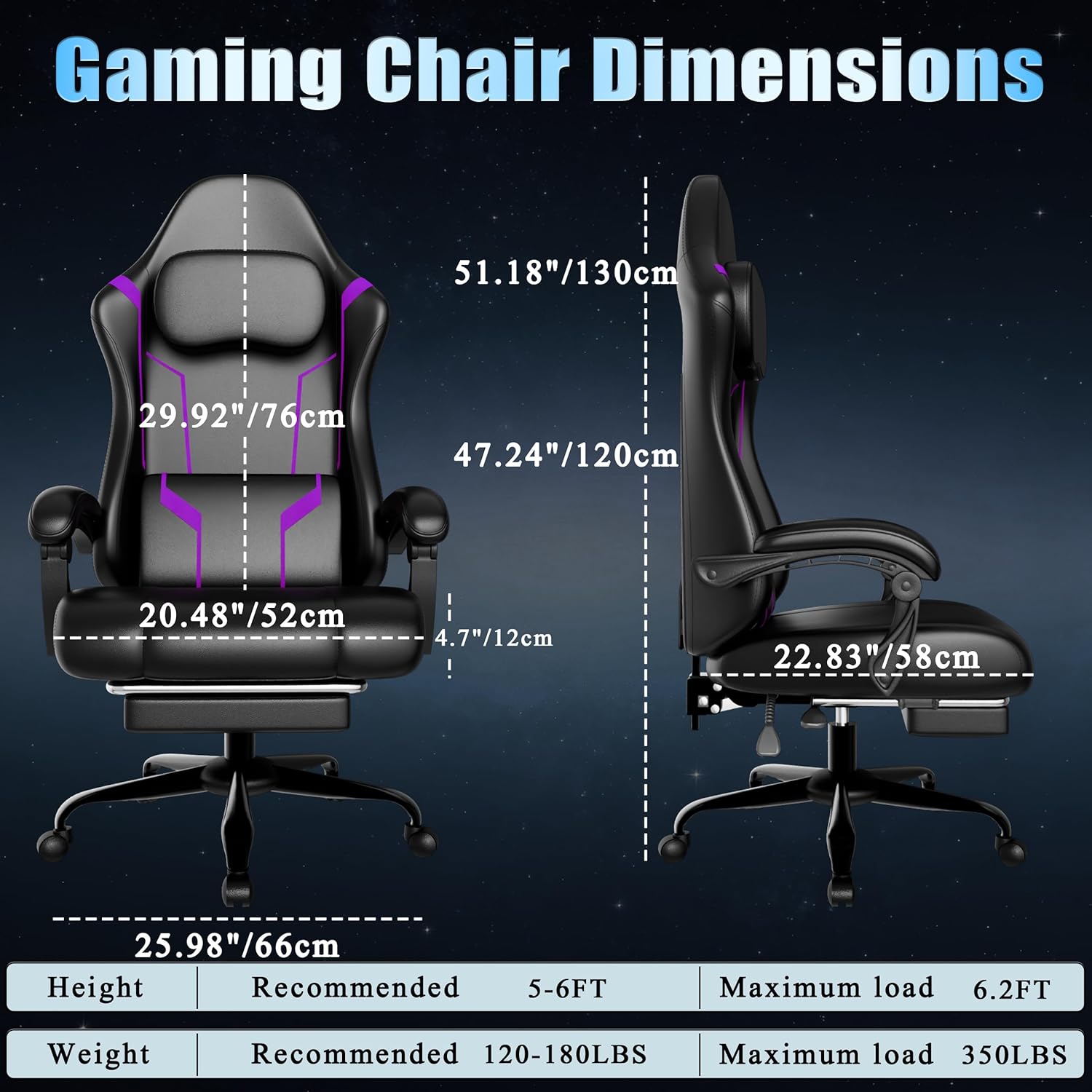 Ergonomic Gaming Chair with Po - Ergonomic Office Chair ulasan dan harga