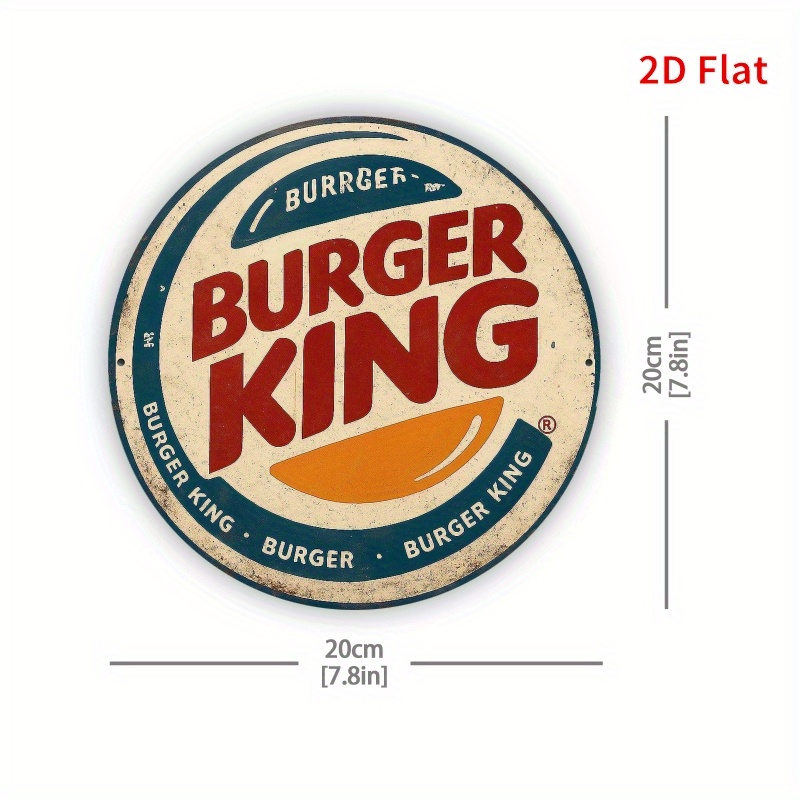 Burger King Retro wooden logo  - Home Office Logo ulasan dan harga