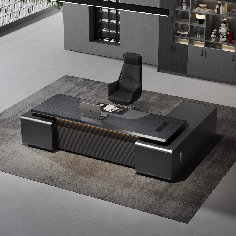Luxury L Shapes Computer Desk  - Home Office Work Table ulasan dan harga