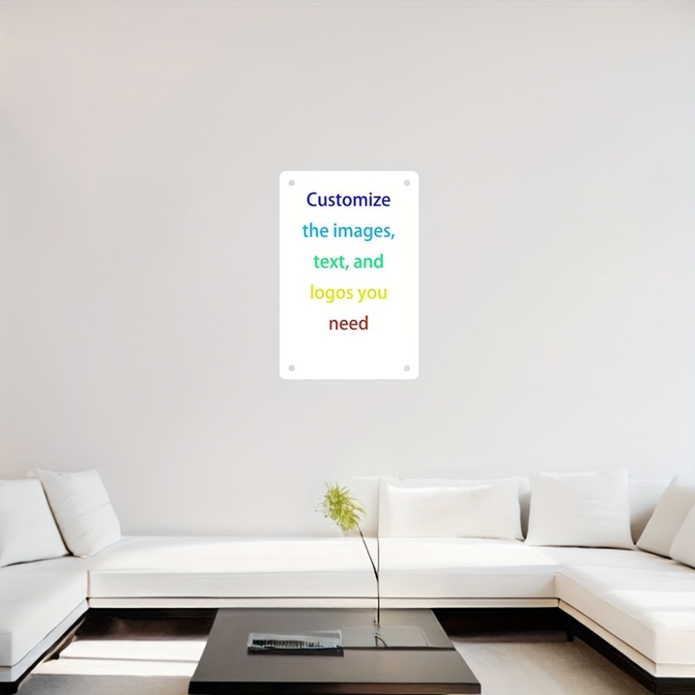 Custom Metal Sign 8x12in, Pers - Home Office Logo ulasan dan harga