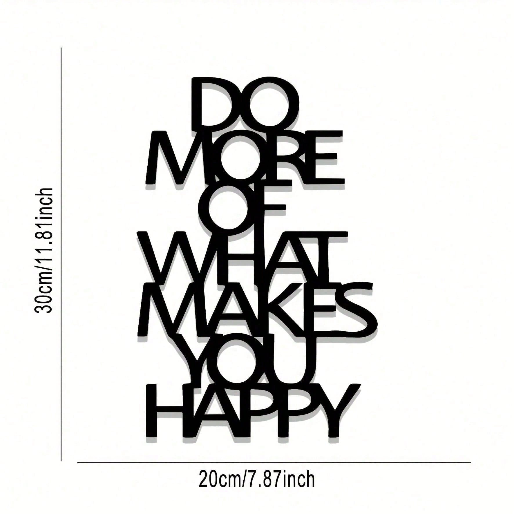 Motivational Metal Wall Art, I - Home Office Room Inspiration ulasan dan harga