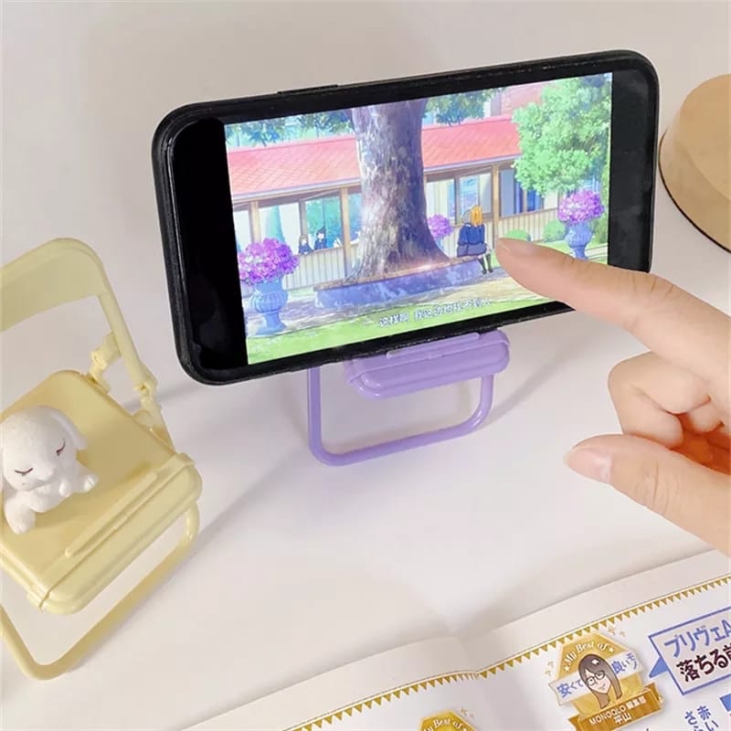 Cute Chair Phone Holder Stand  - Home Office Or ulasan dan harga
