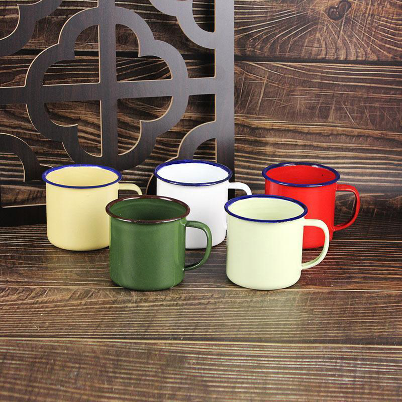 Durable Enamel Drinking Mugs C - Home Office Logo ulasan dan harga