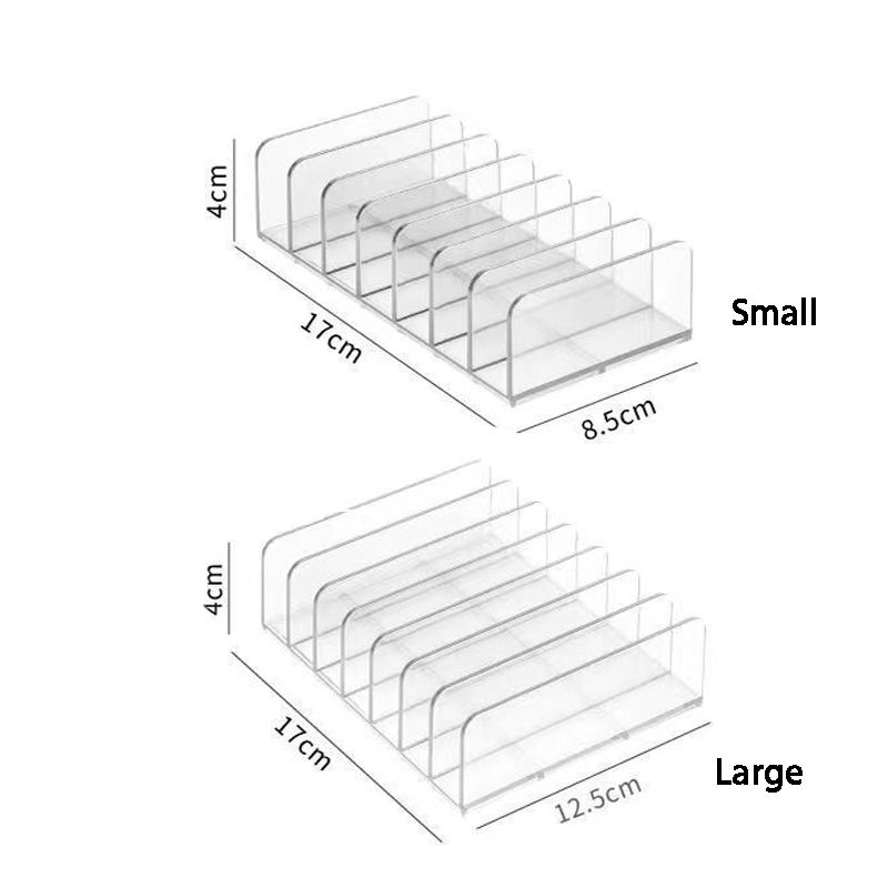 7-Slot Transparent Plastic Cos - Home Office Work Table ulasan dan harga