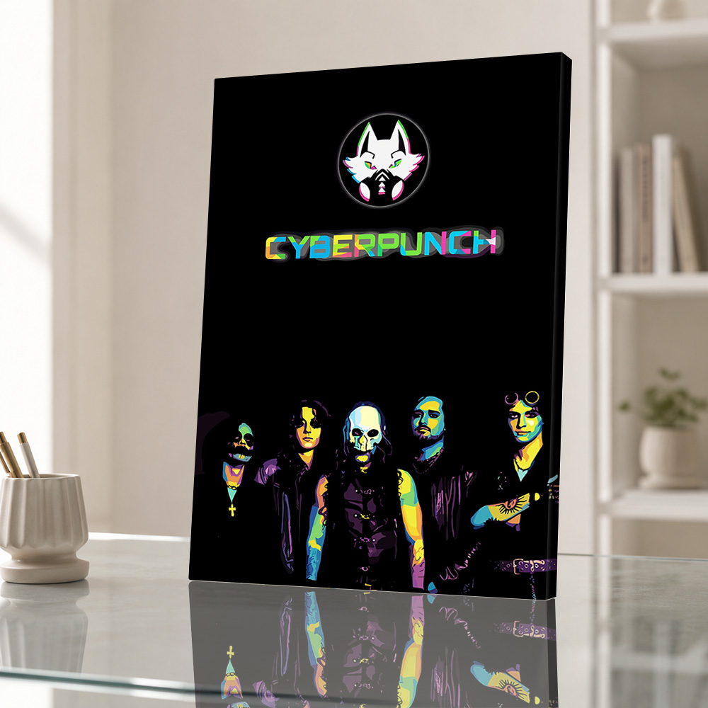 Cyberpunk Canvas Print Poster  - Home Office Or ulasan dan harga