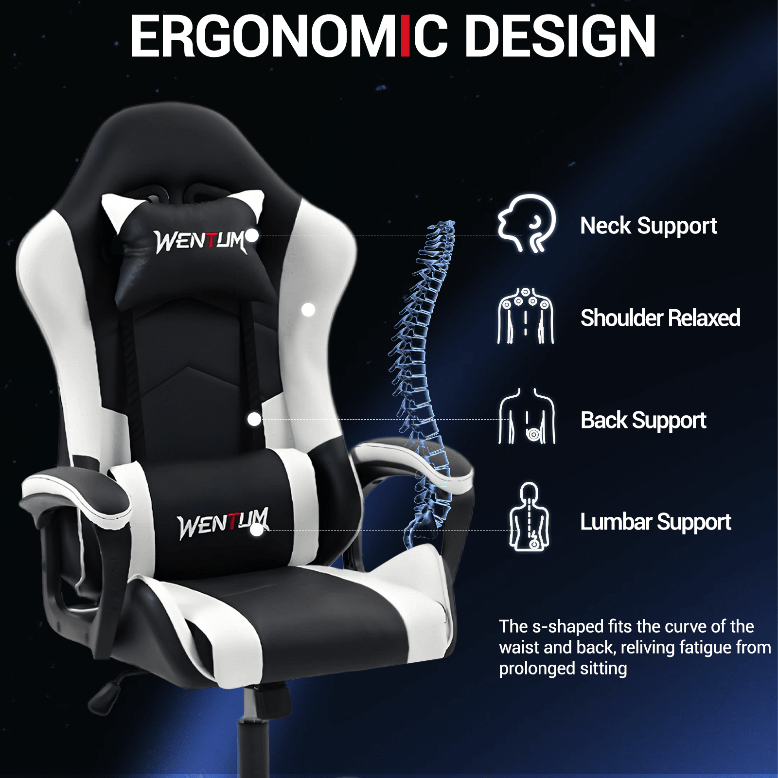 Ergonomic Gaming Chair Racing  - Ergonomic Office Chair ulasan dan harga