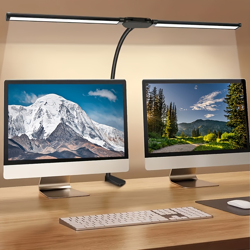 Double Head LED Desk Lamp with - Home Office Work Table ulasan dan harga